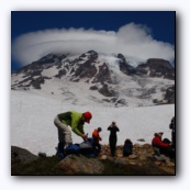 Подъем на Camp Muir
