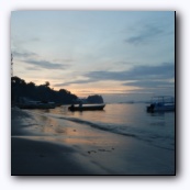 Sabang beach вечером